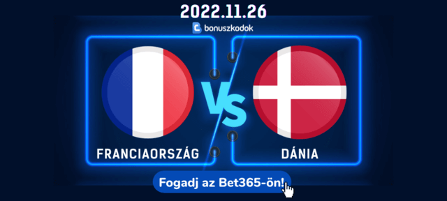 Franciaország - Dánia VB meccs fogadás