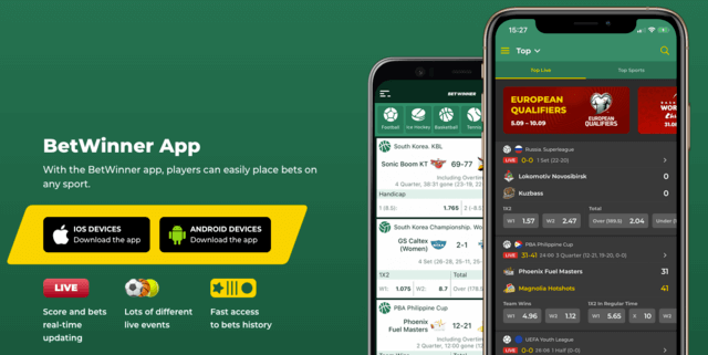 betwinner app letöltés fogadás