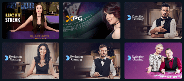 betwinner élő kaszinó blackjack játék